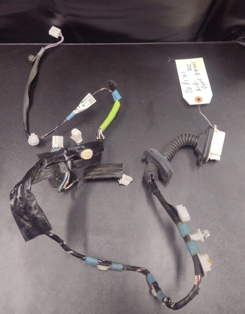 2016 - 2022 Toyota Prius Rear Right Passenger Side Door Wire Harness OEM